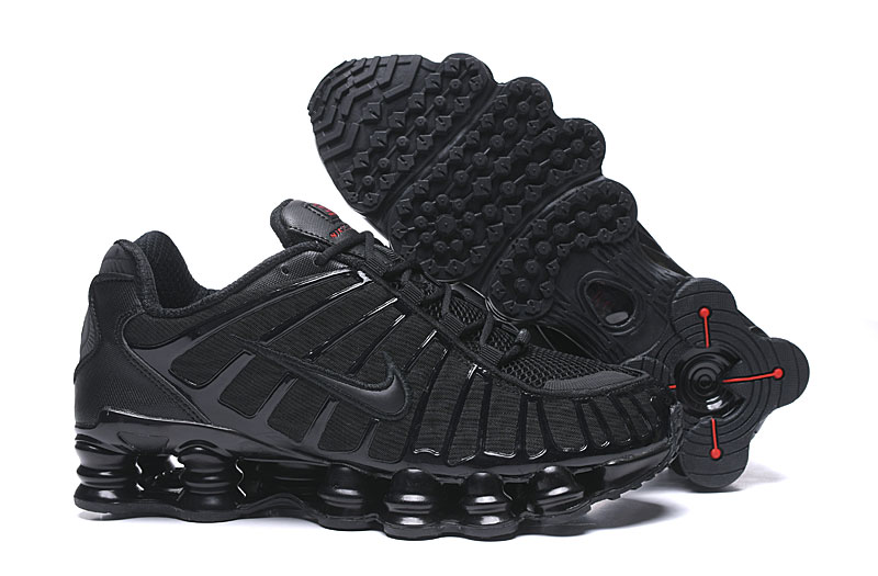 2019 Men Nike Shox TL All Black Shoes - Click Image to Close